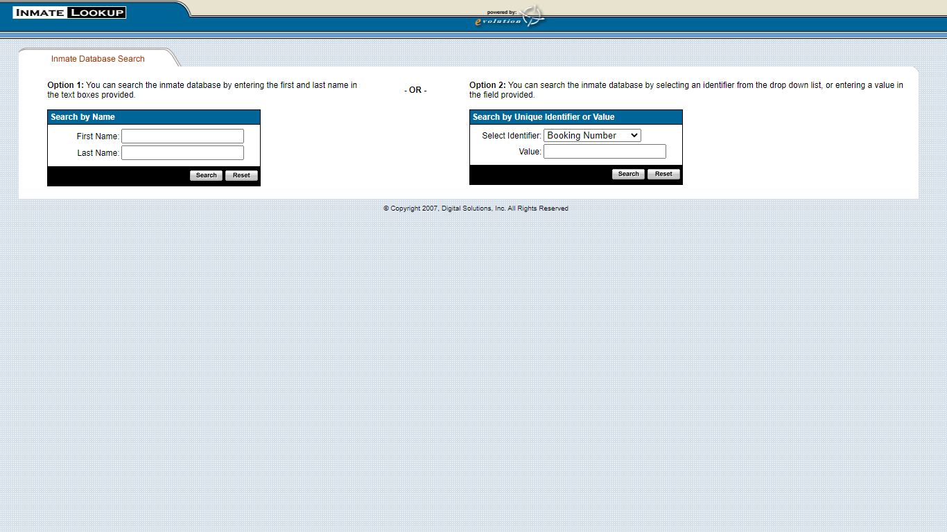 Inmate Lookup Tool